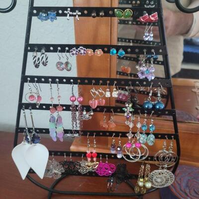 Earrings and a nice holder