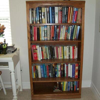 Wood 5 Shelf Bookcase