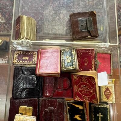 Miniature history set of bibles/scriptures