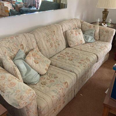One of 2 matching sofas