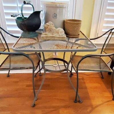 Table and chairs sold