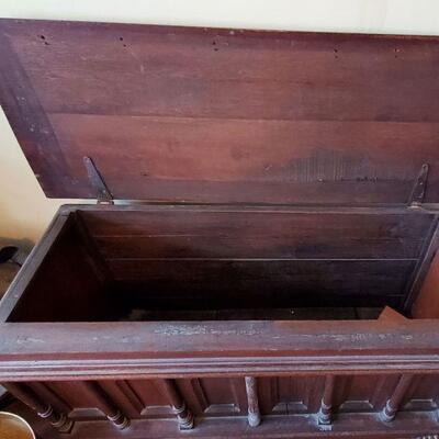 Interior, Victorian blanket chest. Needs some slight repairs