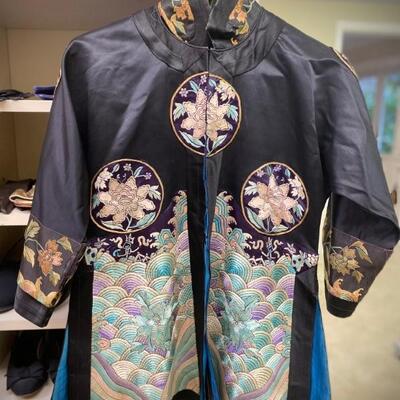 Vintage embroidered Asian jacket