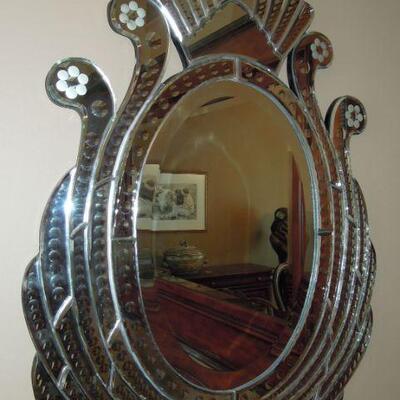 Venetian Peacock Mirror