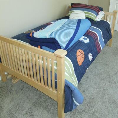Child's Bed with Side Rails