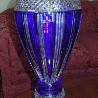 Crystal Cobalt Vase