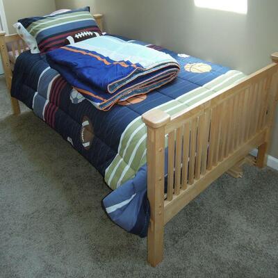 Child's Bed with Side Rails