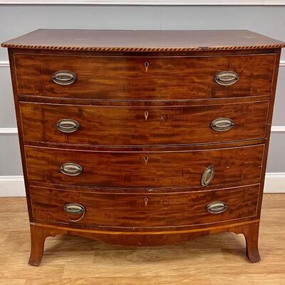 Wonderful Antique Hepplewhite Dresser 