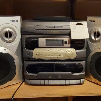 CD/Tape/Radio speaker system 
