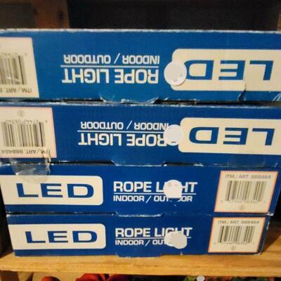LED rope lights - still in boxes