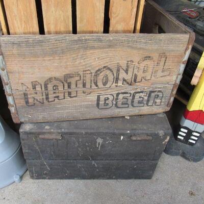 wooden beer crate 