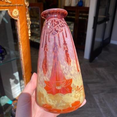 cameo glass vase