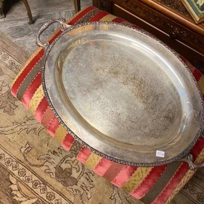 silver tray
