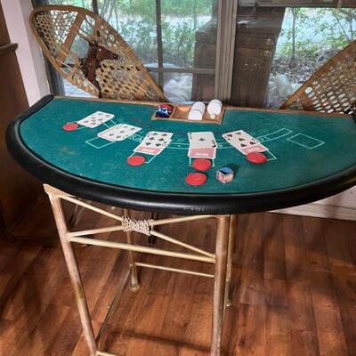 Blackjack table top $75