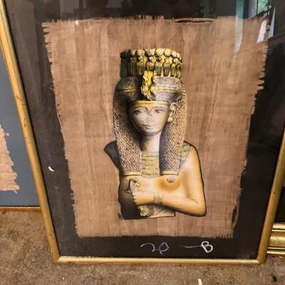 Egyptian print on pampas paper $50
