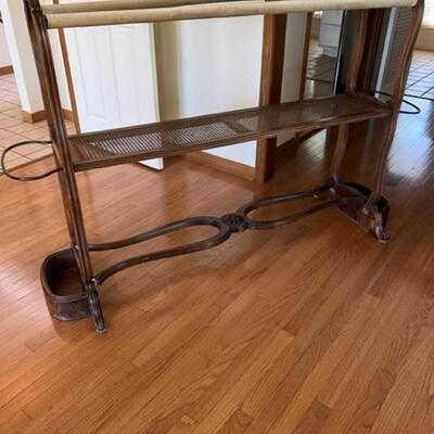 Antique Bedspread Rack
