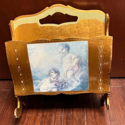 Magazine holder antique