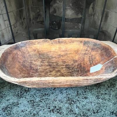 Old wood bowl