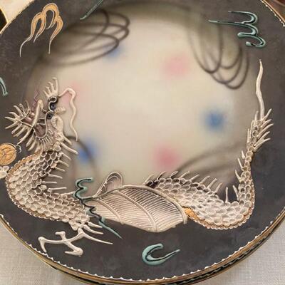 Vintage Dragon Ware Hand Painted Moriage Luncheon/Dessert Plate