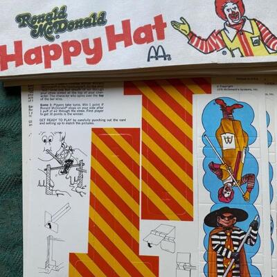 Ronald McDonald Happy Hats