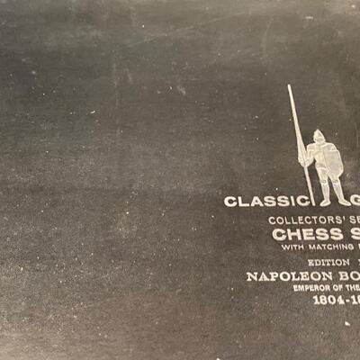Vintage Classic Games Chess Set: Napoleon Bonaparte Emperor of the French