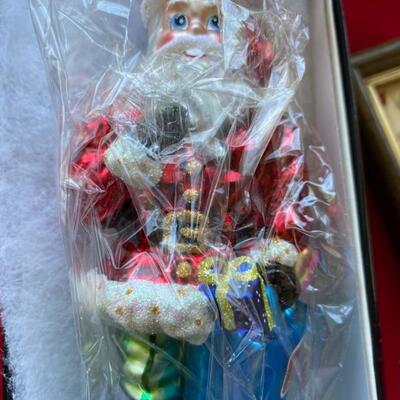 Christopher Radko Santa Claus Ornament/Box