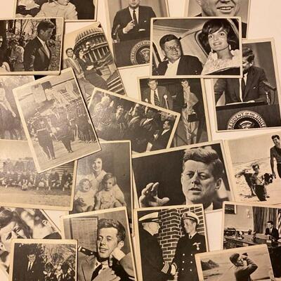 Vintage 1965 John F Kennedy Trading Series Cards