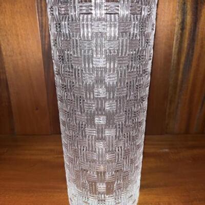 Tiffany and Company: 12in German Crystal Vase