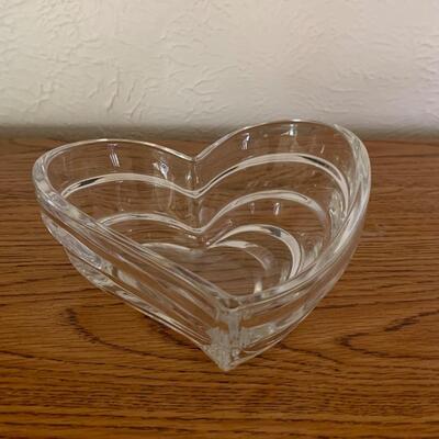 Heart Shape Crystal Dish
