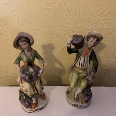 Homco  Man and Woman Figurines