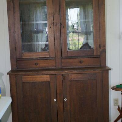 early kitchen cupboard pegged construction