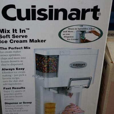 New in Box Cuisinart Ice cream machine 
