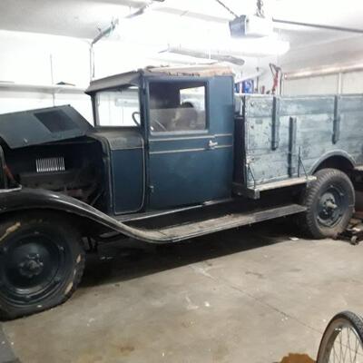 1929 Chevrolet Truck, need tender loving care.