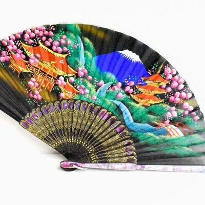 Vintage Beautiful Folding Fan