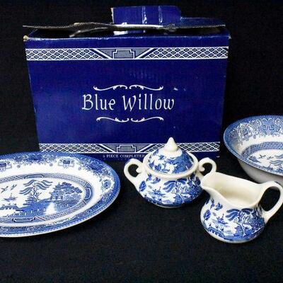Blue Willow 5 Pc Complete 