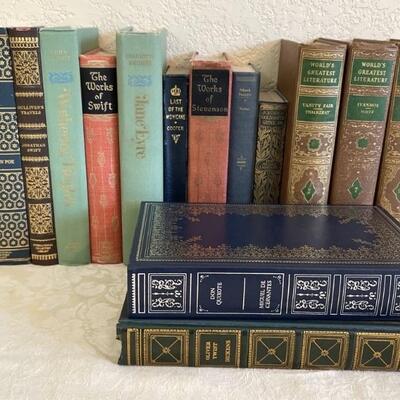 Vtg. & Newer Leatherbound Volumes of Classic Lit