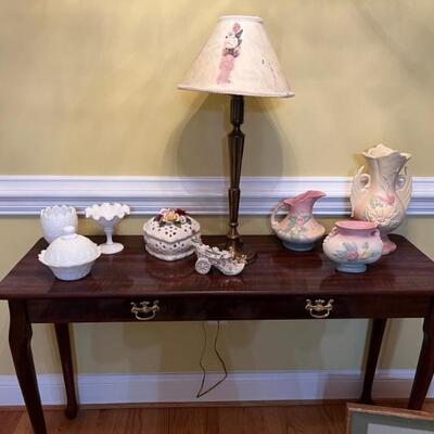 Queen Ann sofa table $35