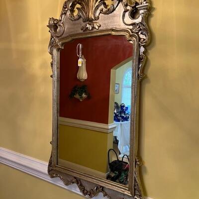 Italian ornate mirror $75