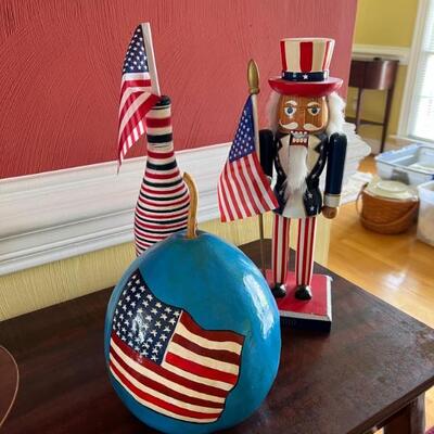 Patriotic nut cracker $14