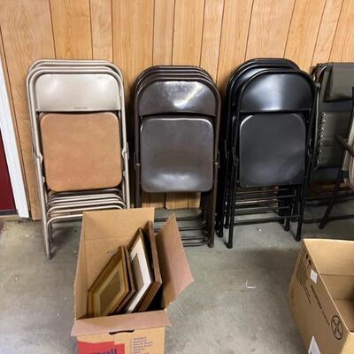 Metal chairs $48
Samsonite chairs $42
