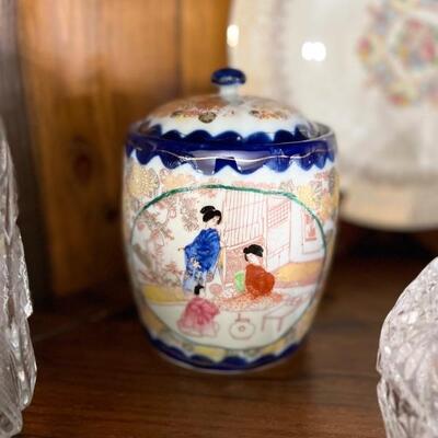 Geisha girl tea caddy $30