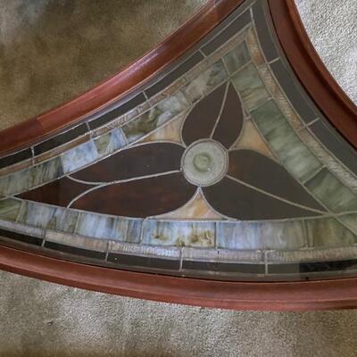 Vintage Stained Leaded Glass