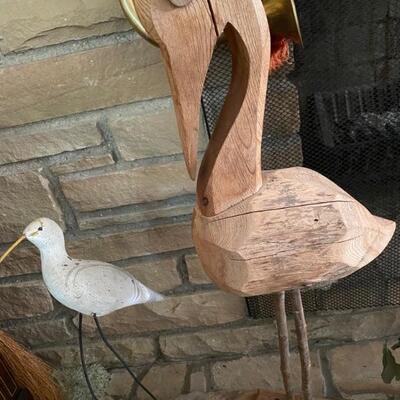Carved Stork,
