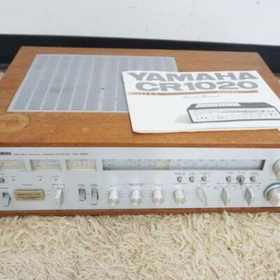 1216	YAMAHA CR1020 STEREO RECEIVER, POWERS UP, NO FURTHER TESTING, SOLD AS IS, APPROXIMATELY 30 IN X 15 IN X 7 IN HIGH
