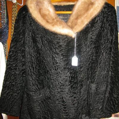 PERSIAN LAMB & MINK JACKET  $ 35.00