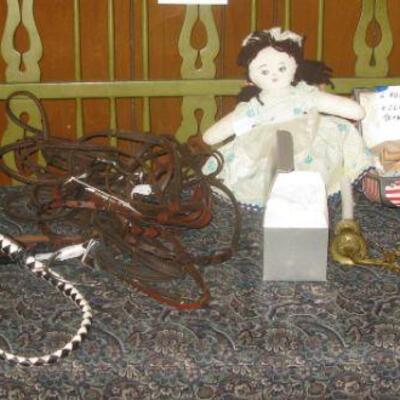 HORSE HARNESSES  OLD DOLLS
