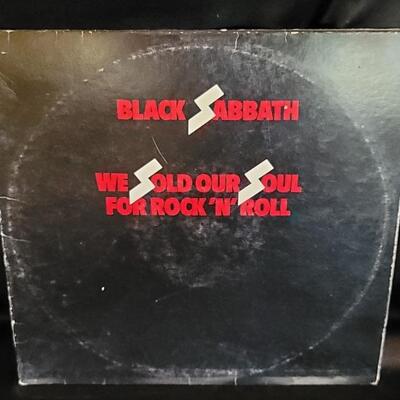 Black Sabbath Dbl LP/Vinyl Record, 'We Sold Our
Soul for Rock 'N' Roll'
Original Record - 1st Gen.