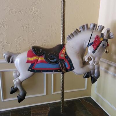 Vintage Carousel Horse is 55in Long x 66in High