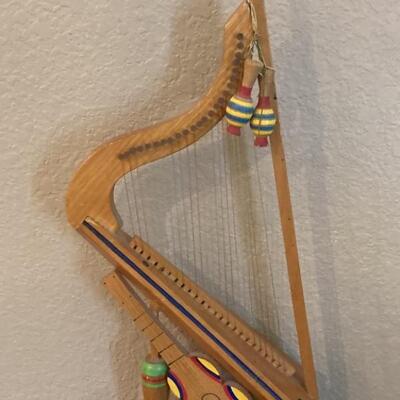 18in Wood Harp, from Venezuela