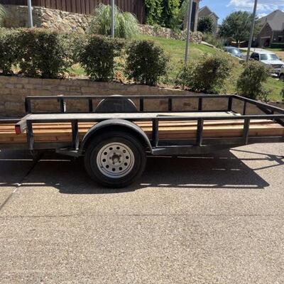 16 Foot Utility Trailer: Good Tires & Clear Title